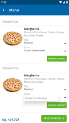 Domino's Pizza Indonesia android App screenshot 7